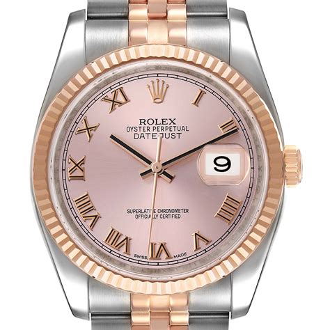 pre owned rolex datejust rose gold|rolex datejust 36 everose gold.